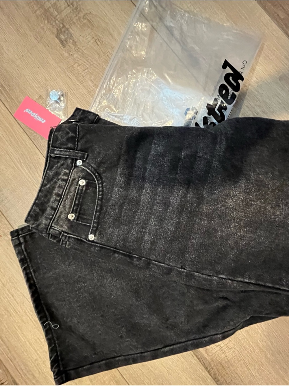 Edikted Black High-Rise wide leg Women’s Jeans